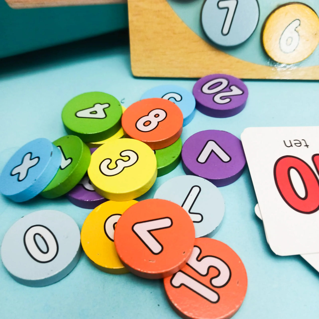 Two-In-One Wooden Digital Clock For Kids