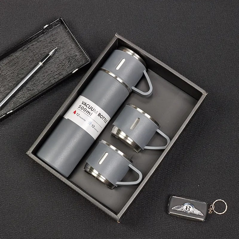 500ml Stainless Steel Bottle Vacuum Flask Set