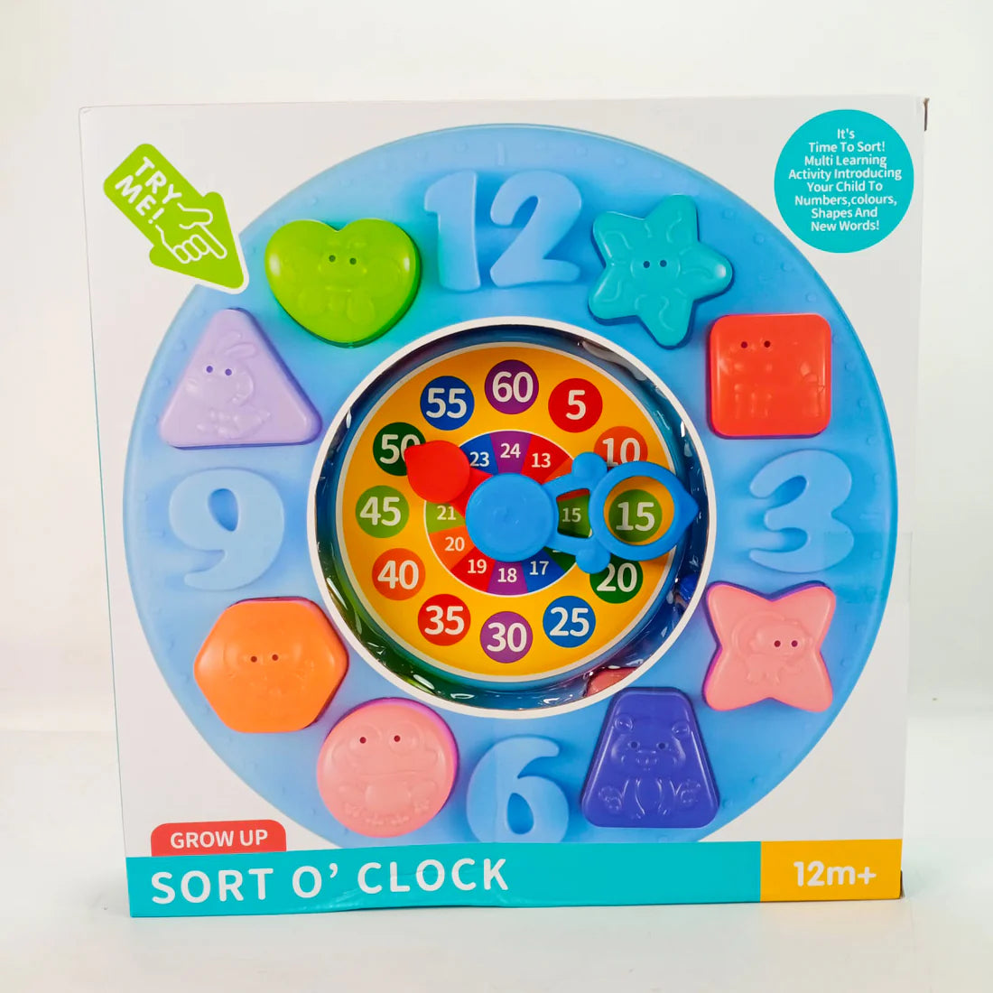 Toddlers Sort O' Clock Educational & Learning Toy
