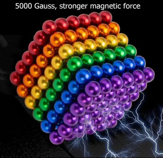 216Pcs Colorful Magnetic Bucky Balls With Storage Box