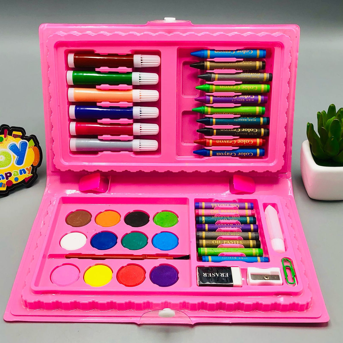 42Pcs Drawing & Painting Art Box For Girls - Assortment