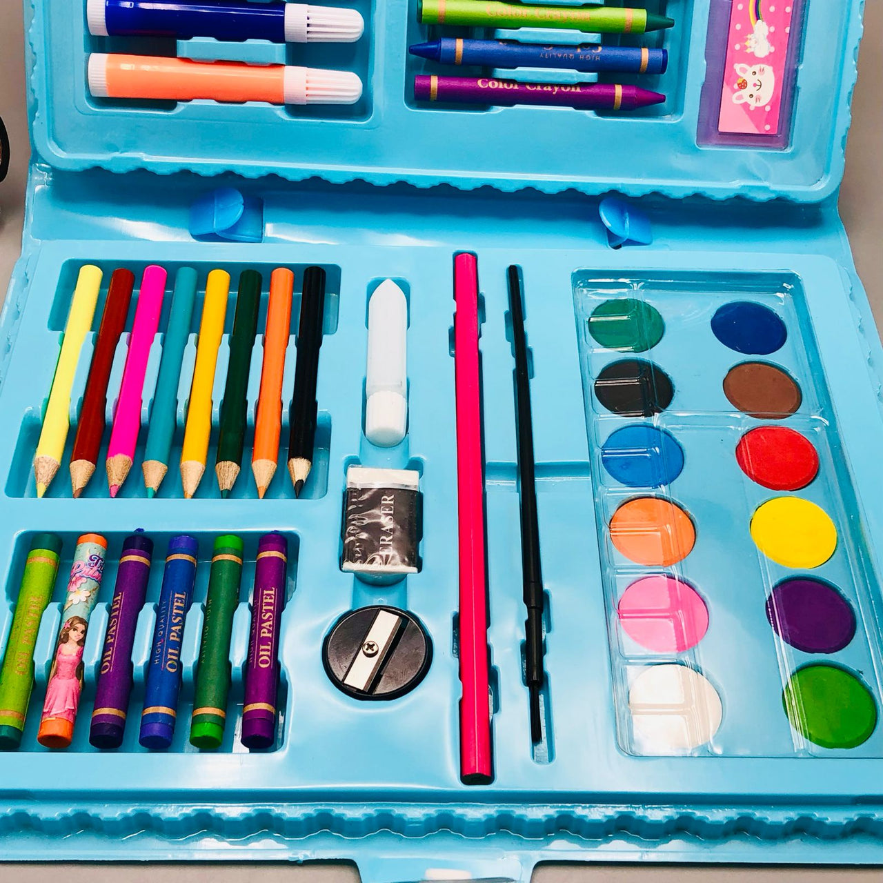 68Pcs Drawing & Painting Art Box For Boys - Assortment