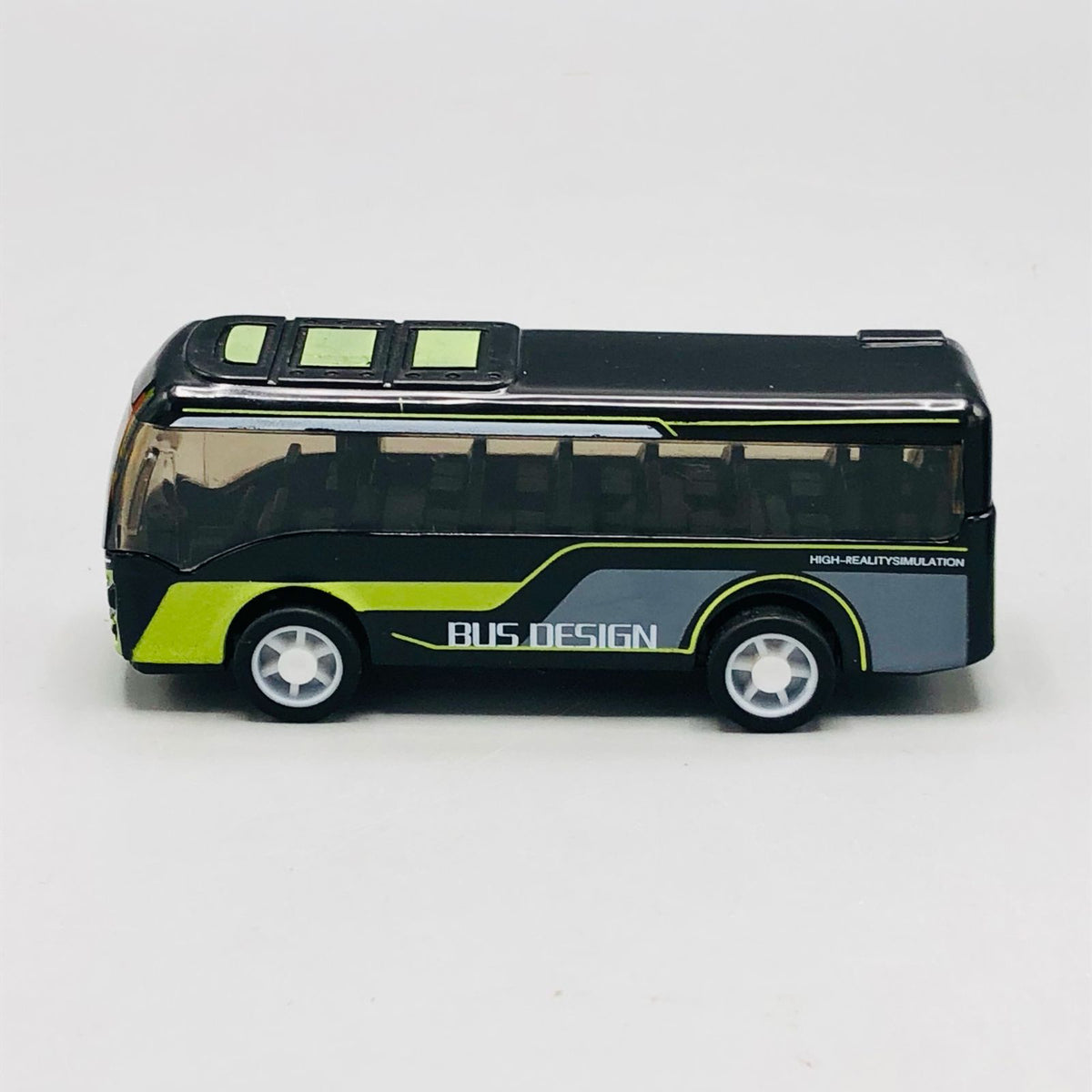 ABS Pullback Mini Buses - 5Pcs Box