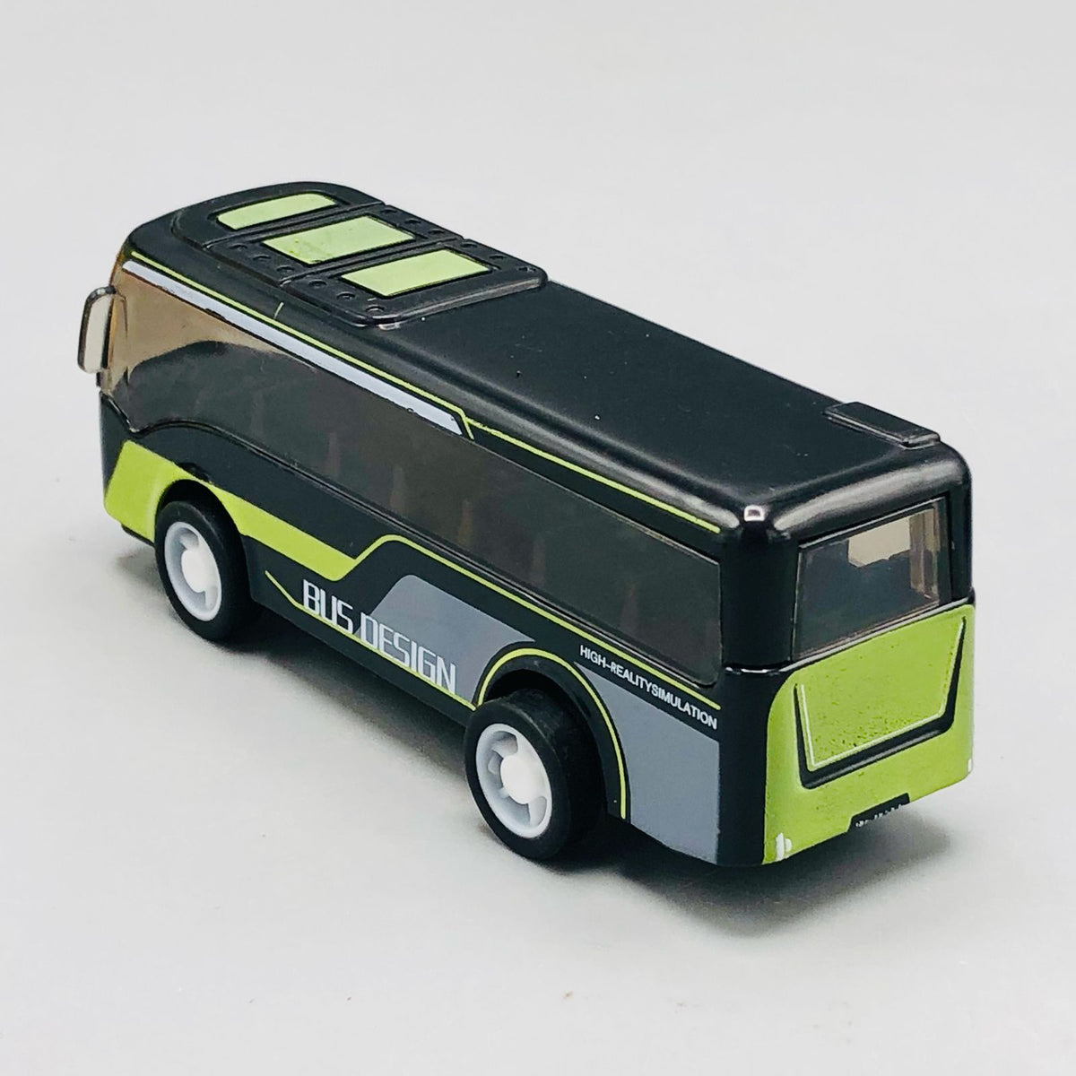 ABS Pullback Mini Buses - 5Pcs Box