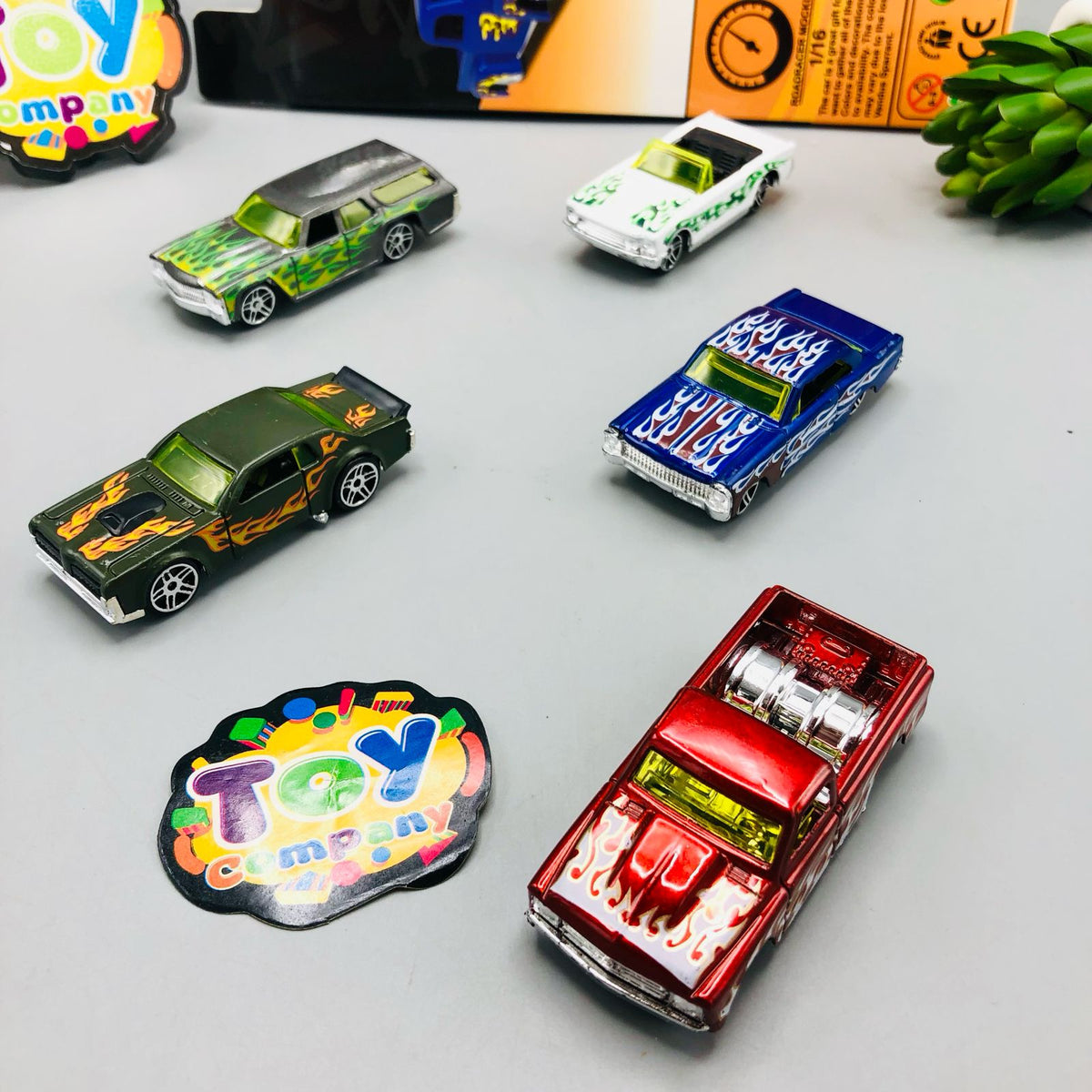Diecast Metal Inertial Mockup Cars - 5Pcs