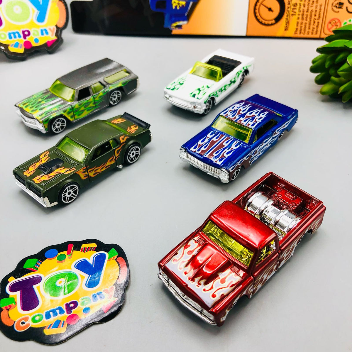 Diecast Metal Inertial Mockup Cars - 5Pcs