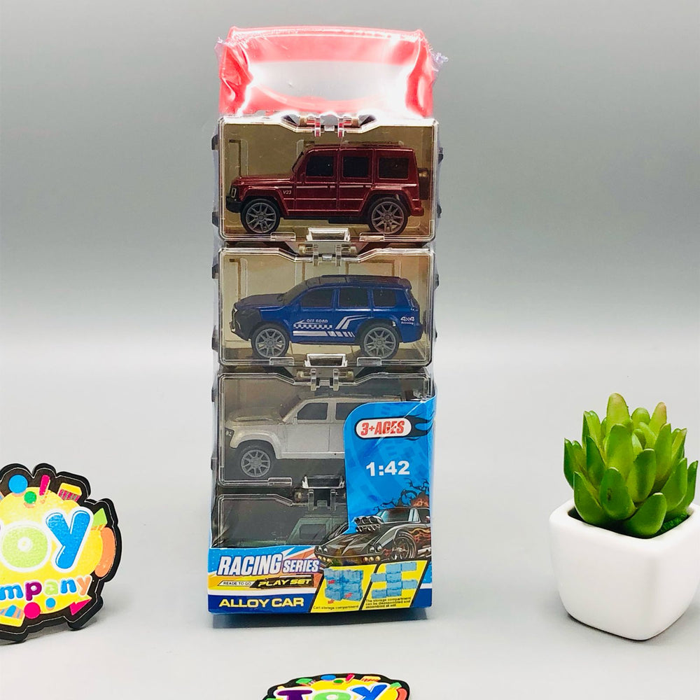 1:42 Diecast 4Pcs Pullback Racing Cars - Assortment