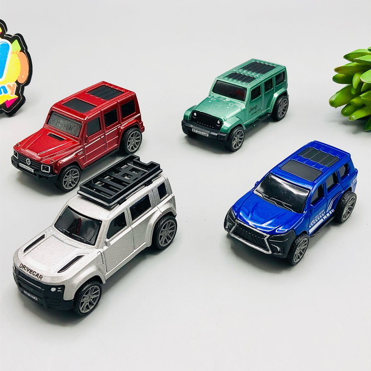 1:42 Diecast 4Pcs Pullback Racing Cars - Assortment