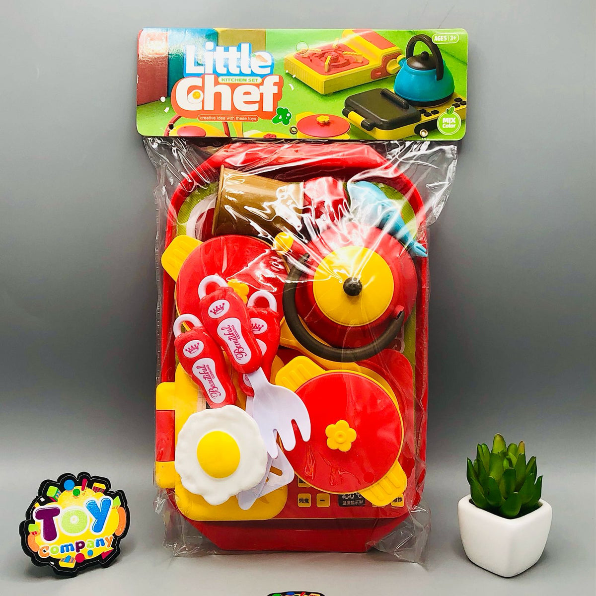 Pretend Play Little Chef Kitchen Set - 12Pcs