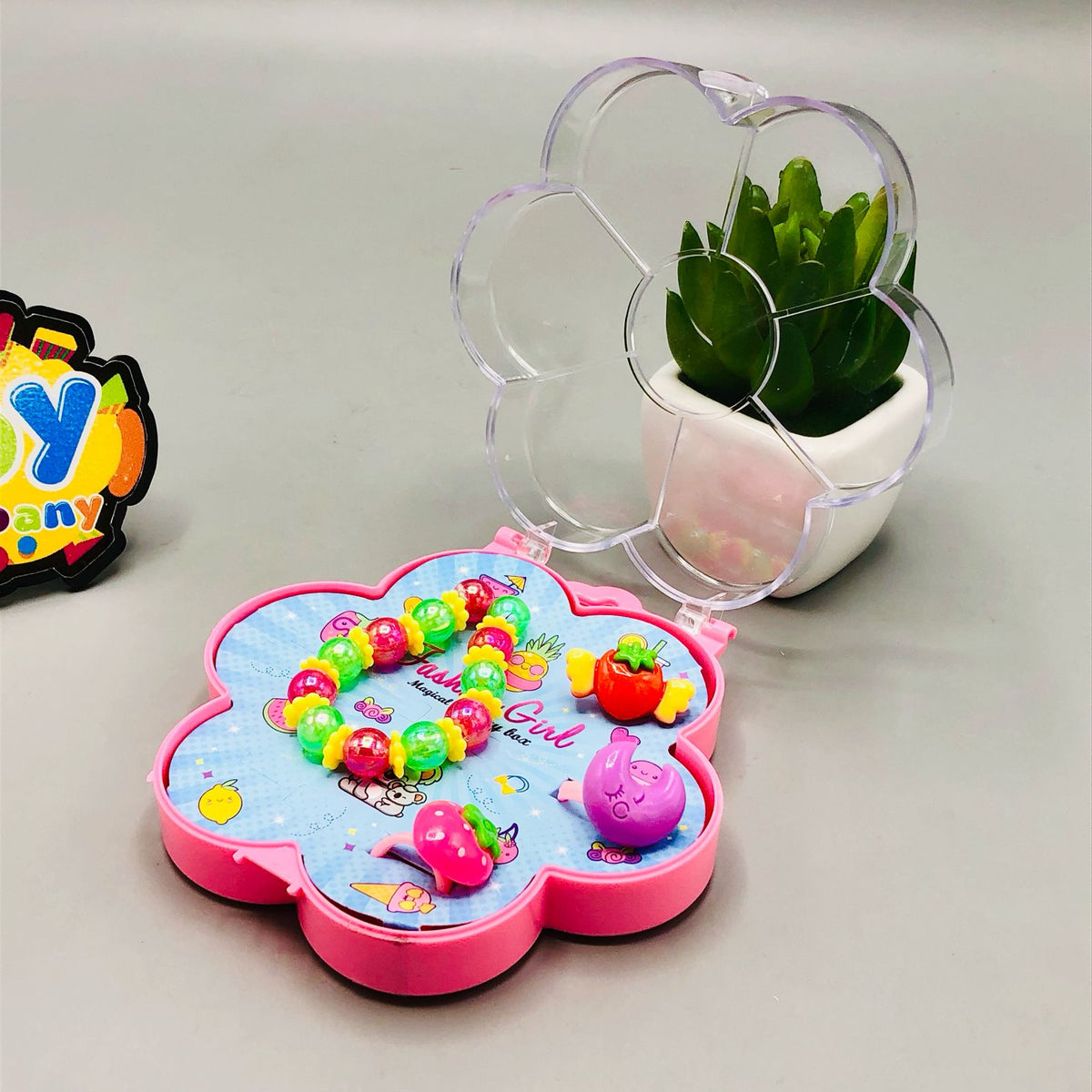Transparent Design Fashion Girl Jewellery Box