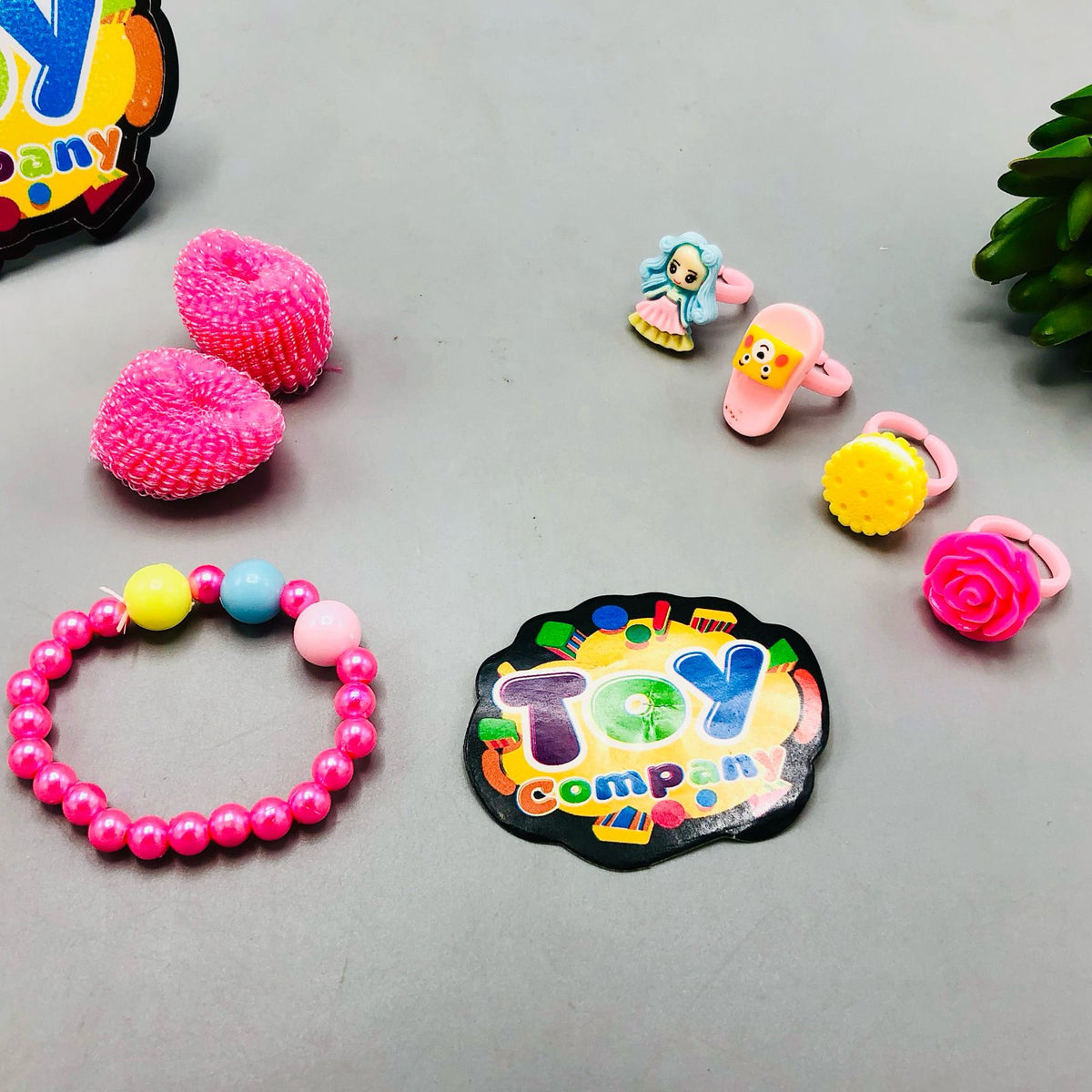 Cute Donut Shape Jewellery Box For Girls