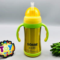 340ml Sonne Stainless Steel Fashion Feeding Bottle - Green