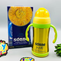 340ml Sonne Stainless Steel Fashion Feeding Bottle - Green