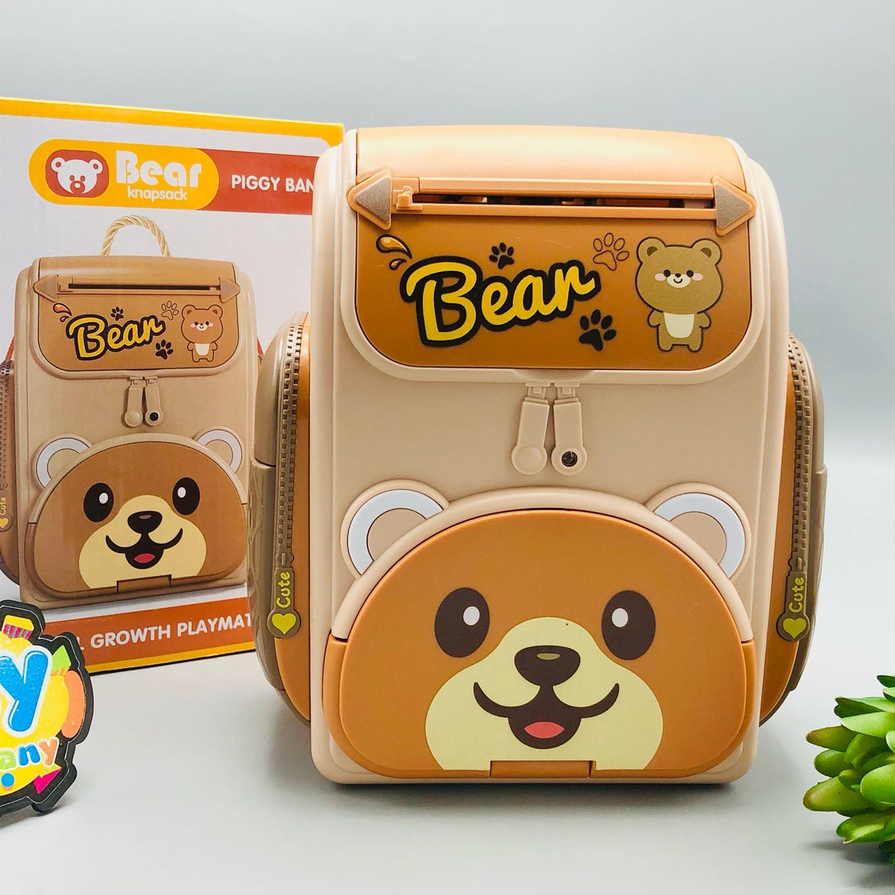 Bear Multi-functional Knapsack Piggy Bank