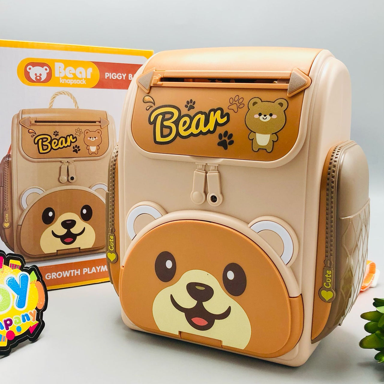 Bear Multi-functional Knapsack Piggy Bank