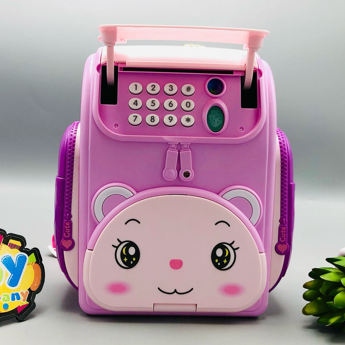 Kitten Knapsack Piggy Bank Without Bag Straps