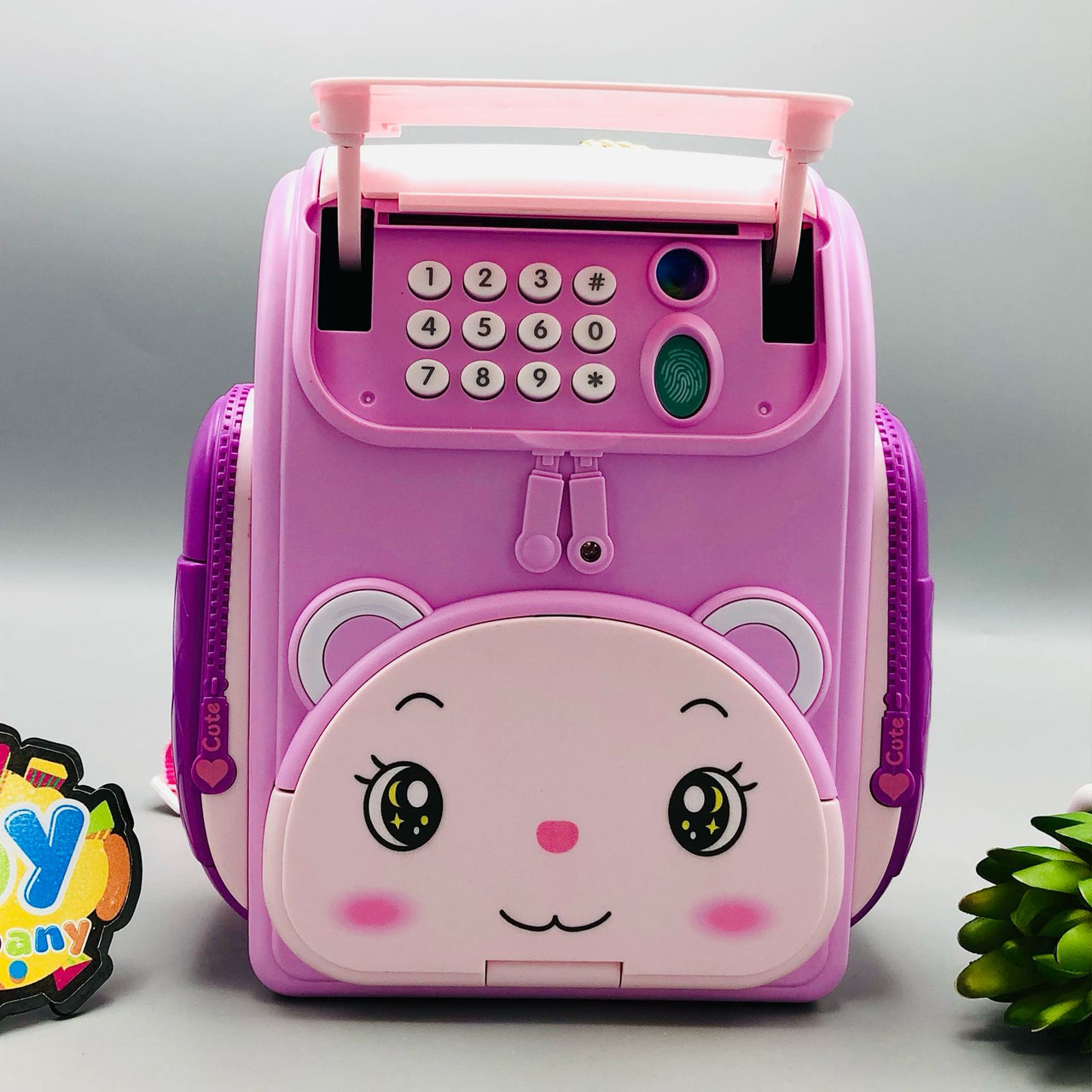 Kitten Knapsack Piggy Bank Without Bag Straps