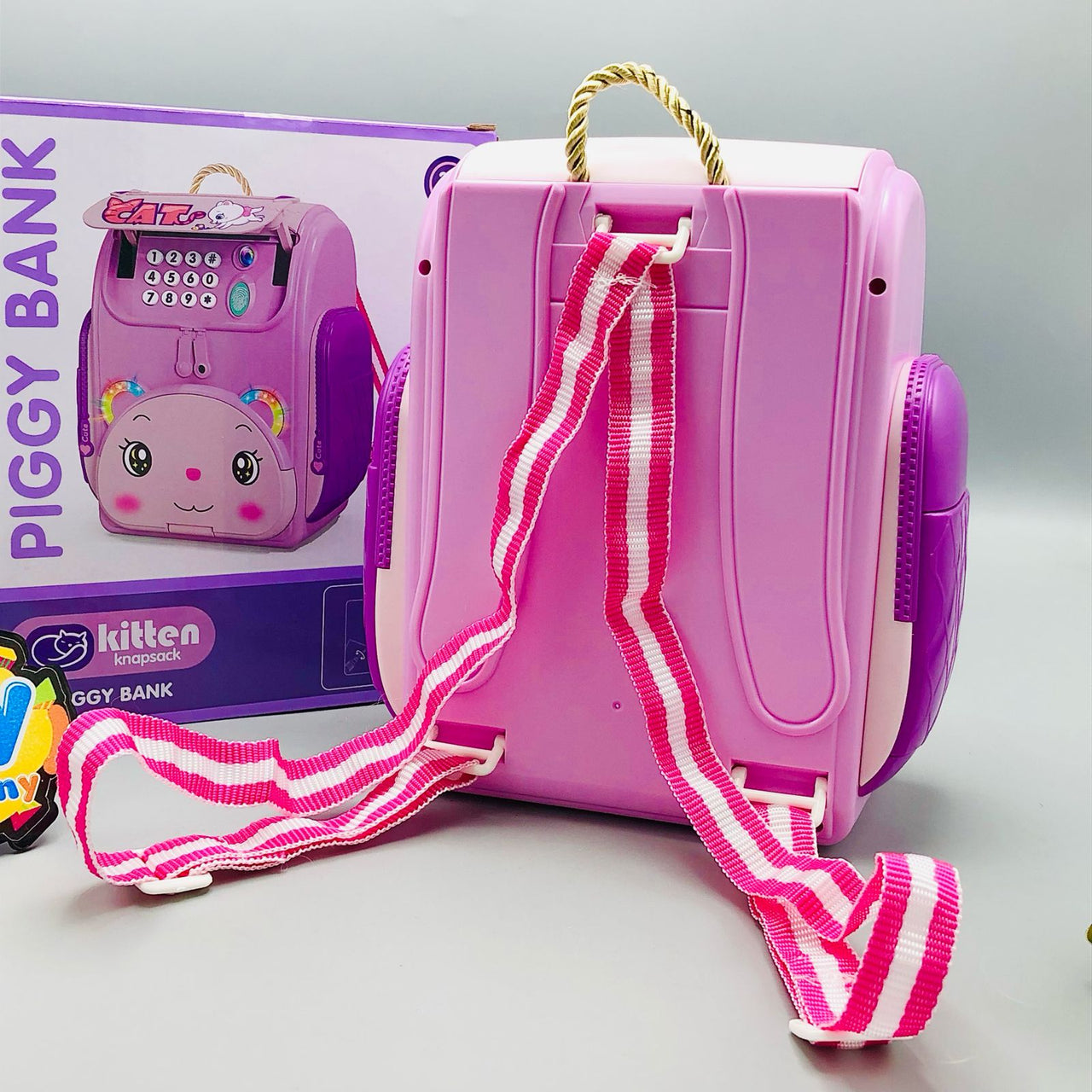 Kitten Multi-functional Knapsack Piggy Bank