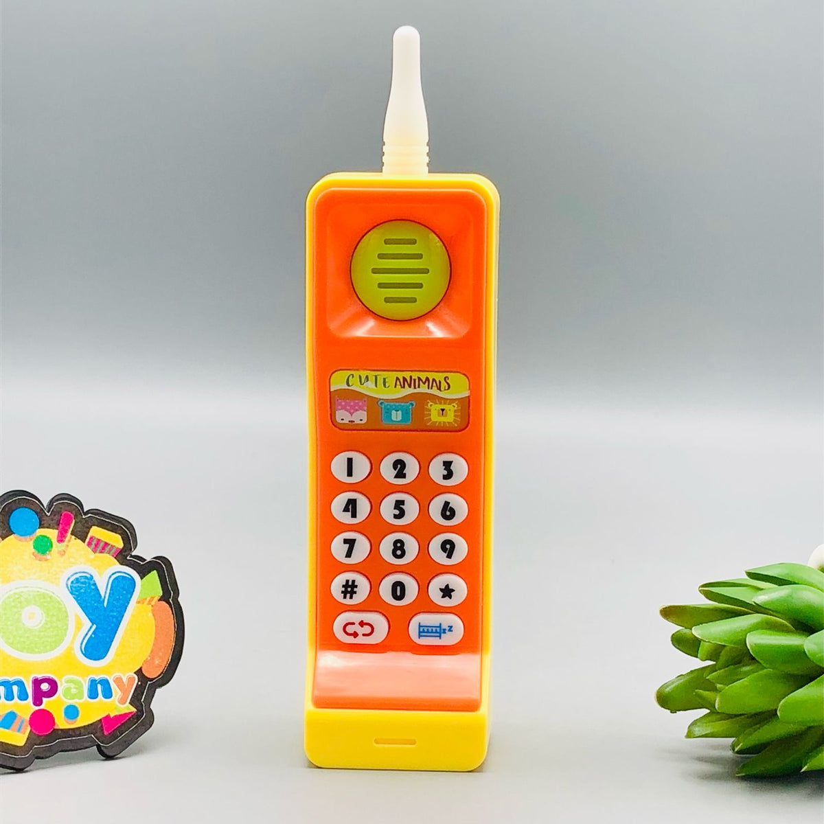 Kids Cute Shape Cordless Light & Musical Phone