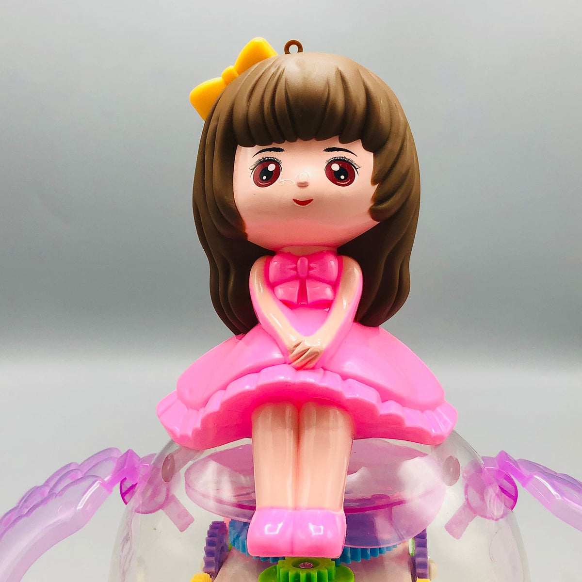 Musical Gear Rotating Girl Doll With Light & Wings