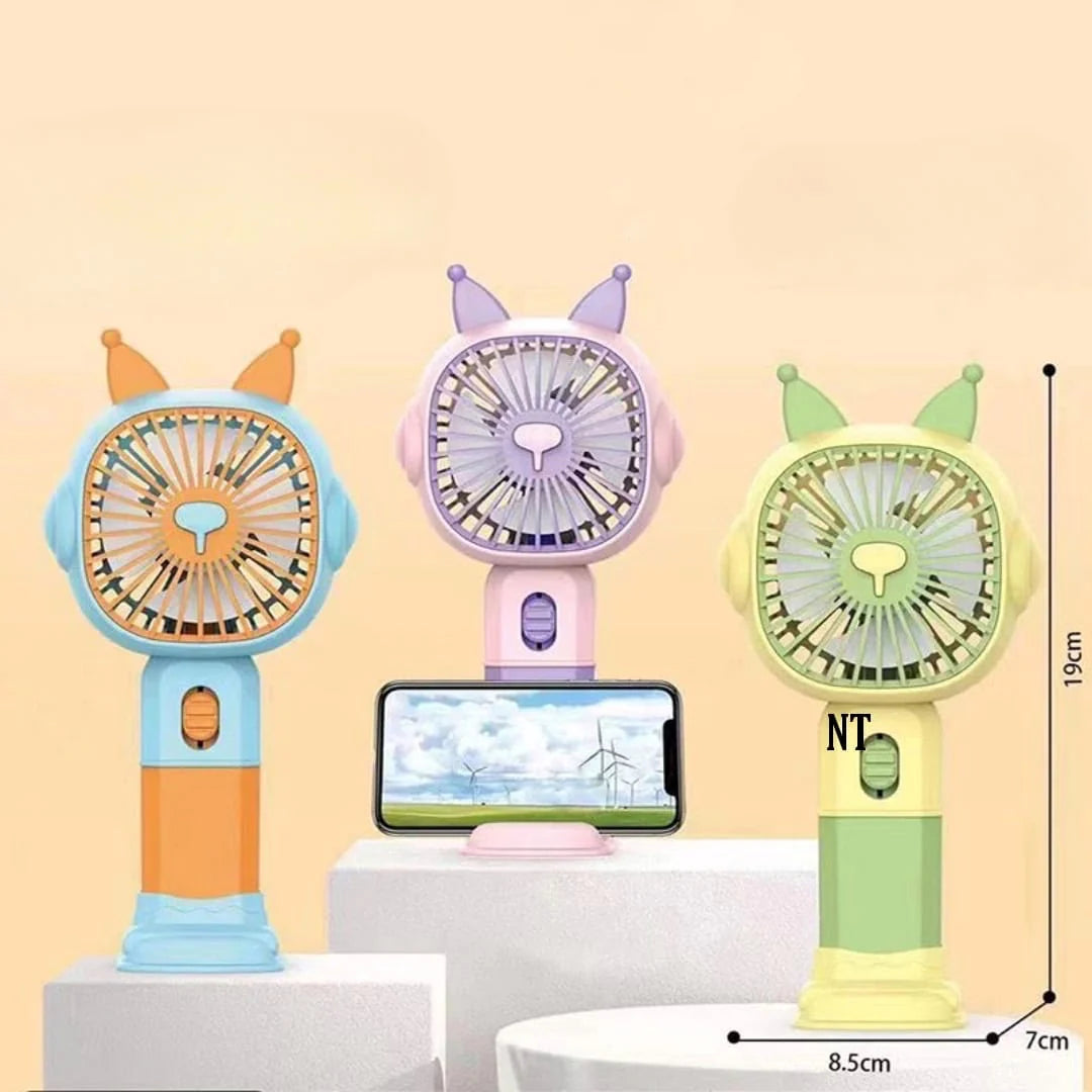 Rechargeable & Portable Handy Fan With Base
