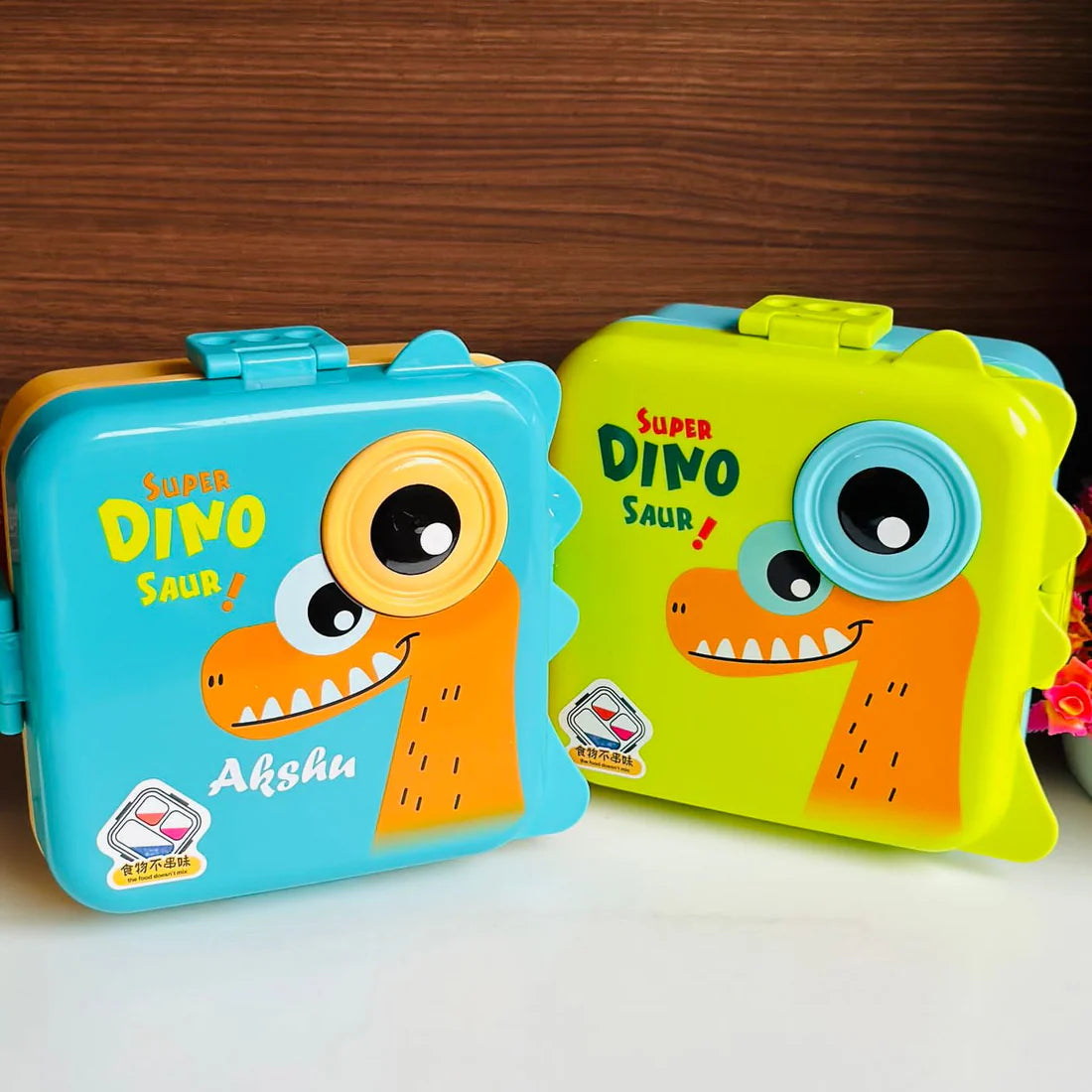 Premium Plastic Dino Eye Lunch Box