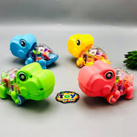Inertial Gear Wheel Dinosaur With Lights - 1Pc