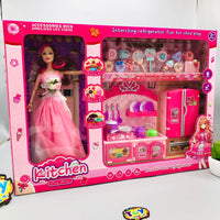 Pretend Play Kitchen Play House With Doll