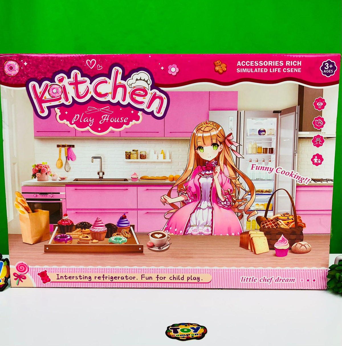 Pretend Play Kitchen Play House With Doll