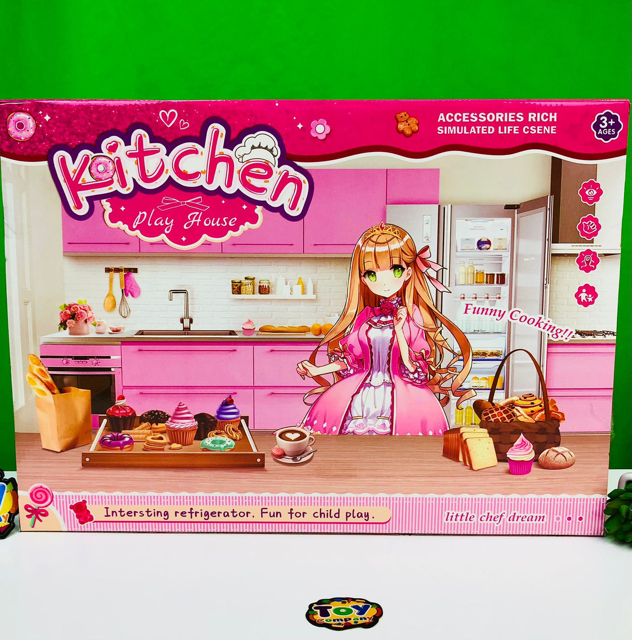 Pretend Play Kitchen Play House With Doll