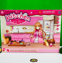 Pretend Play Kitchen Play House With Doll