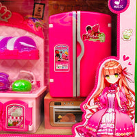 Pretend Play Kitchen Play House With Doll