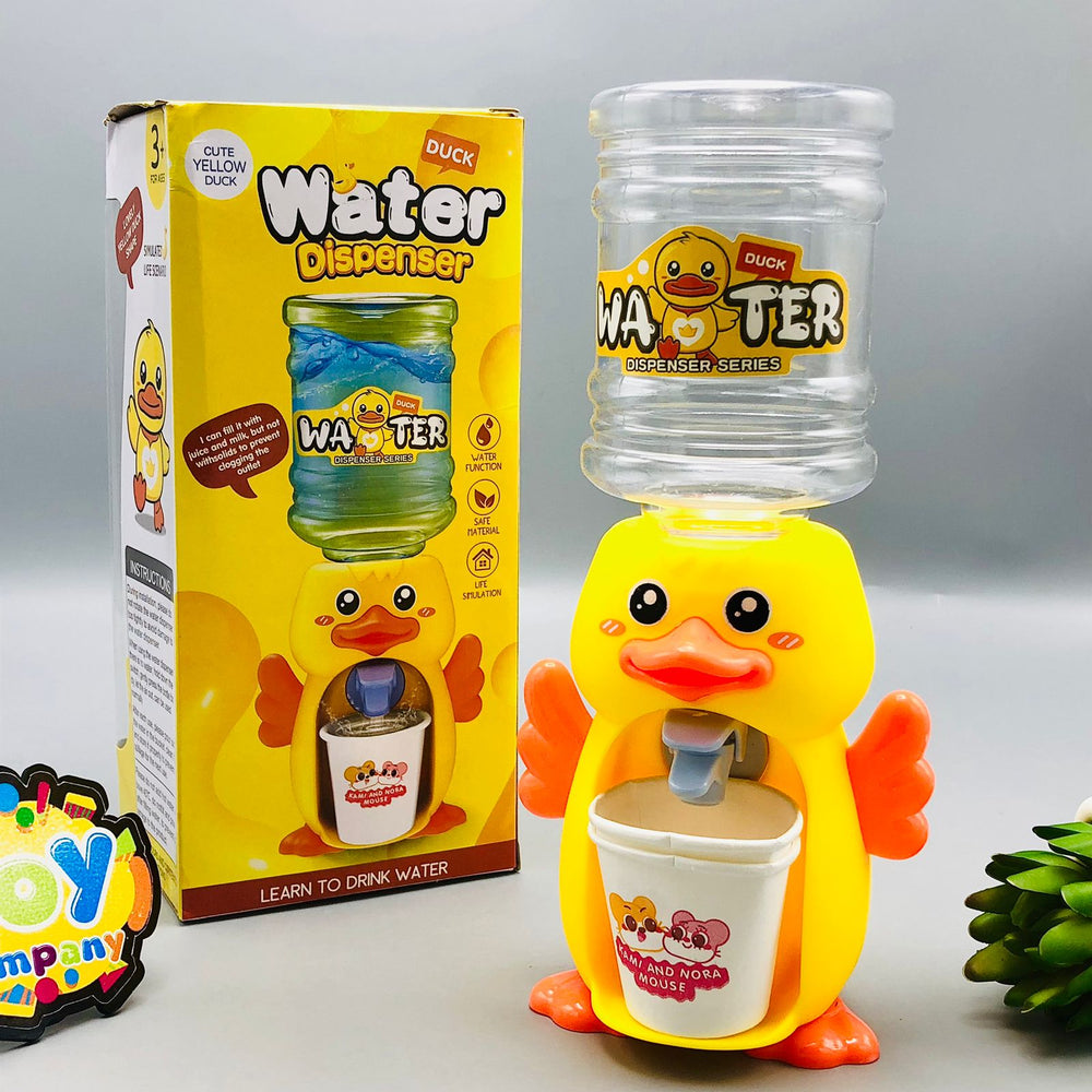 Cute Duck Water Dispenser With Disposable Glass