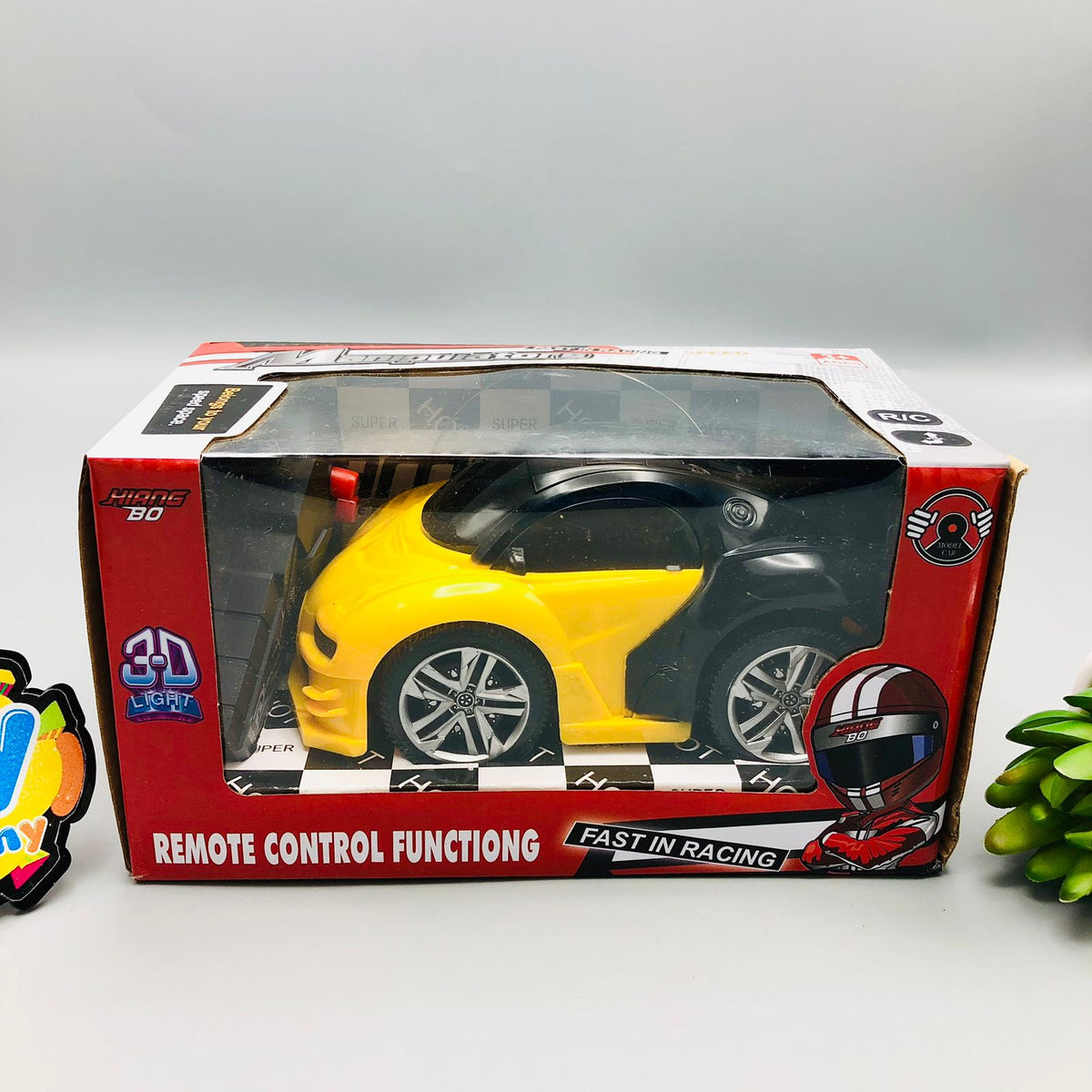 Mini Remote Control 3D Lighting Car For Kids
