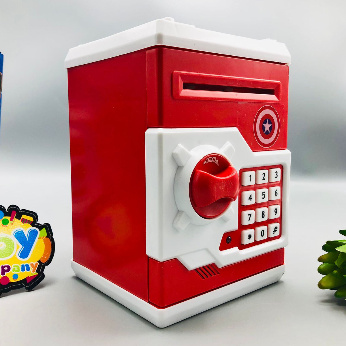 Piggy Bank Money Safe ATM - Captain America