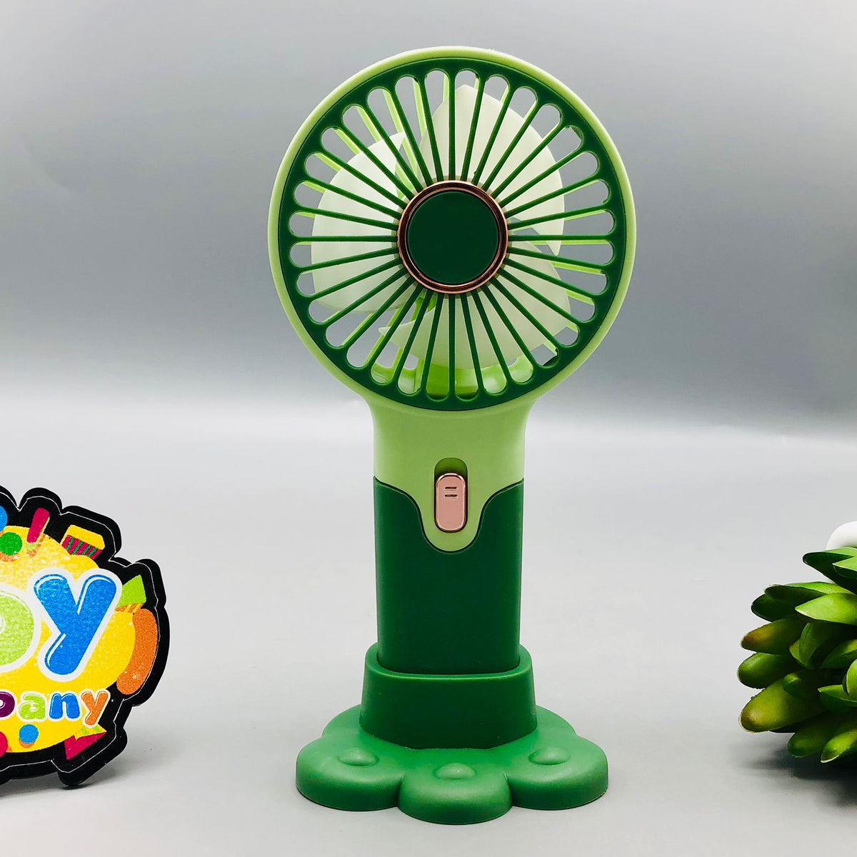 Rechargeable Handheld & Desktop Fan With Base