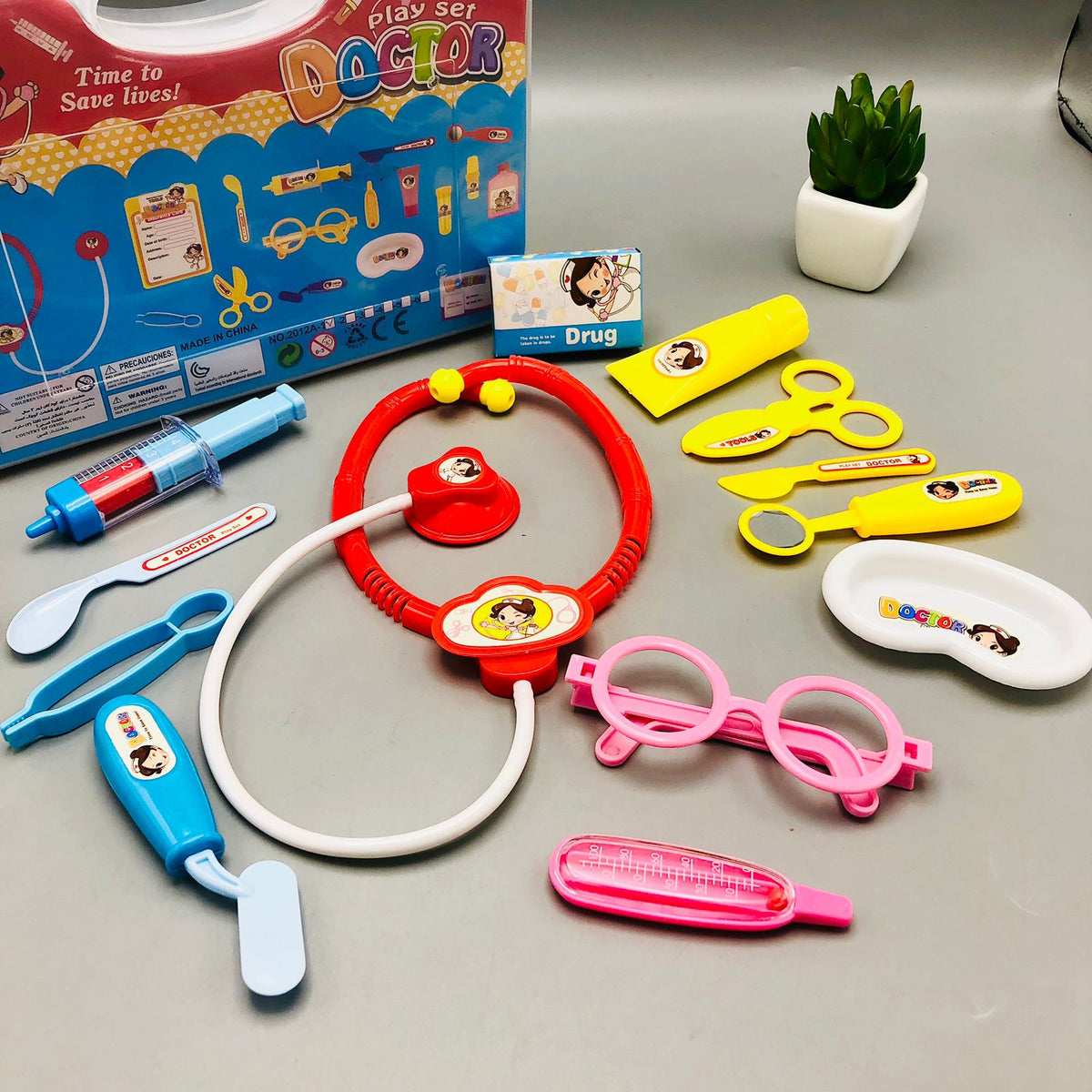 13Pcs Pretend Play Doctor Set For Kids