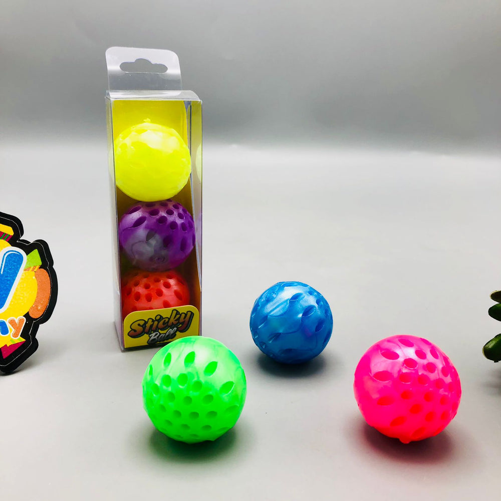 3Pcs Flip Upside Down Sticky Balls