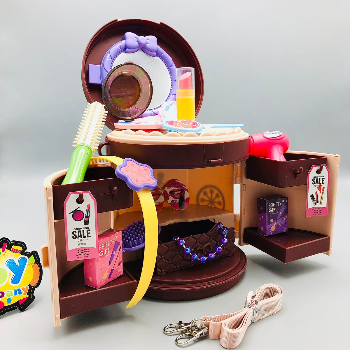 25Pcs Pretend Play Beauty Handbag Set For Girls