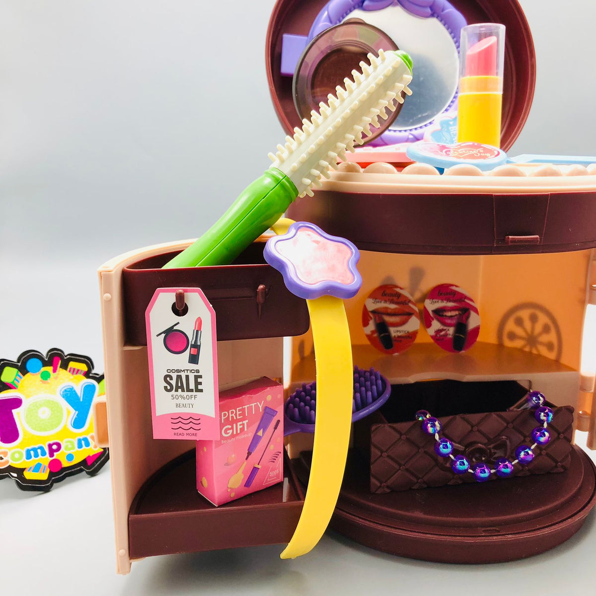 25Pcs Pretend Play Beauty Handbag Set For Girls