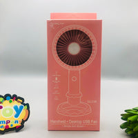 Rechargeable Unique Design Handheld & Desktop Fan
