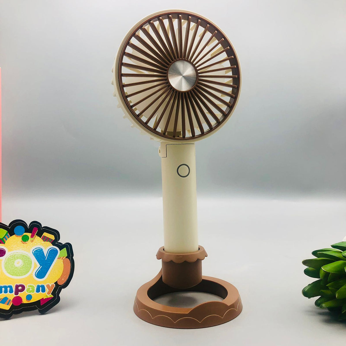 Rechargeable Unique Design Handheld & Desktop Fan