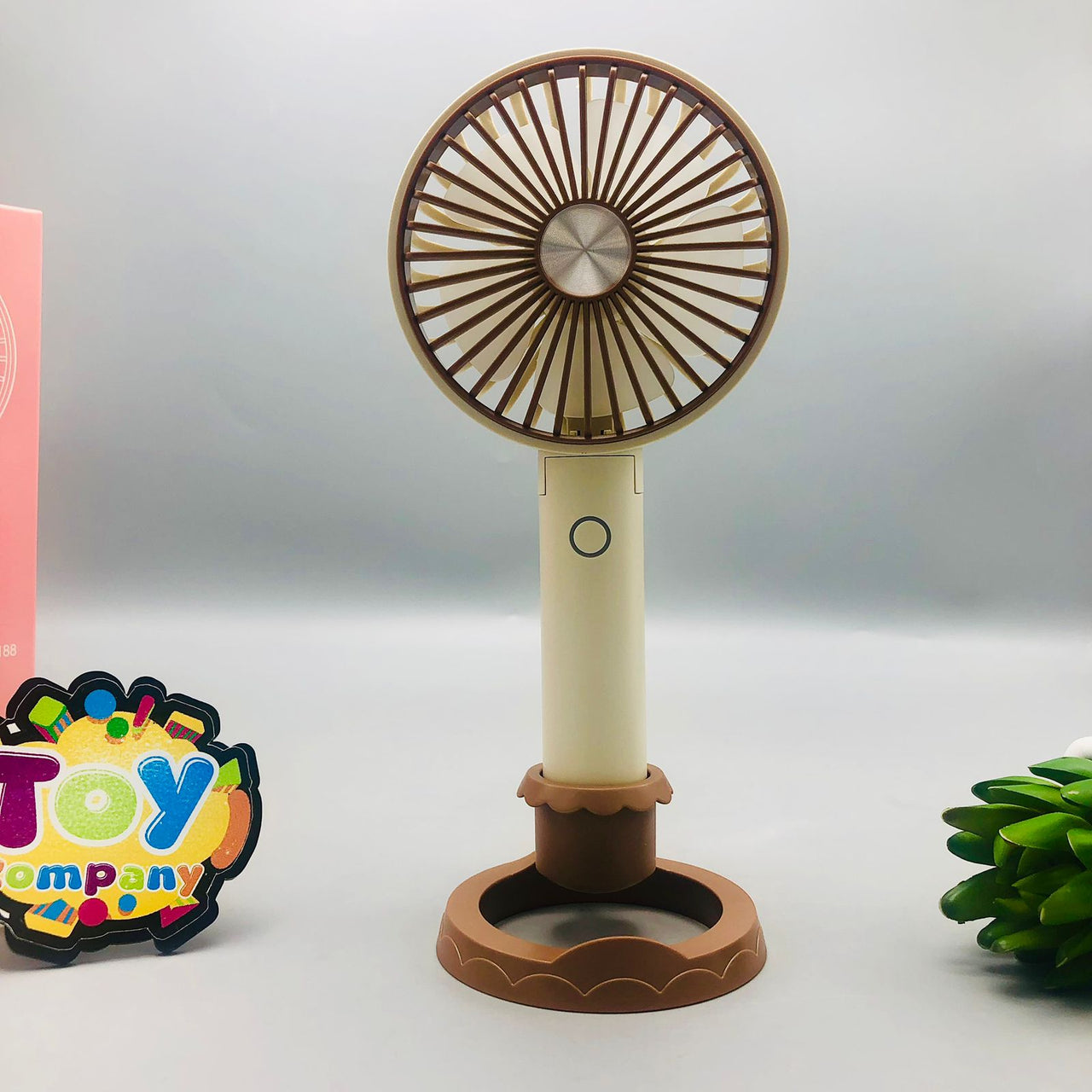 Rechargeable Unique Design Handheld & Desktop Fan