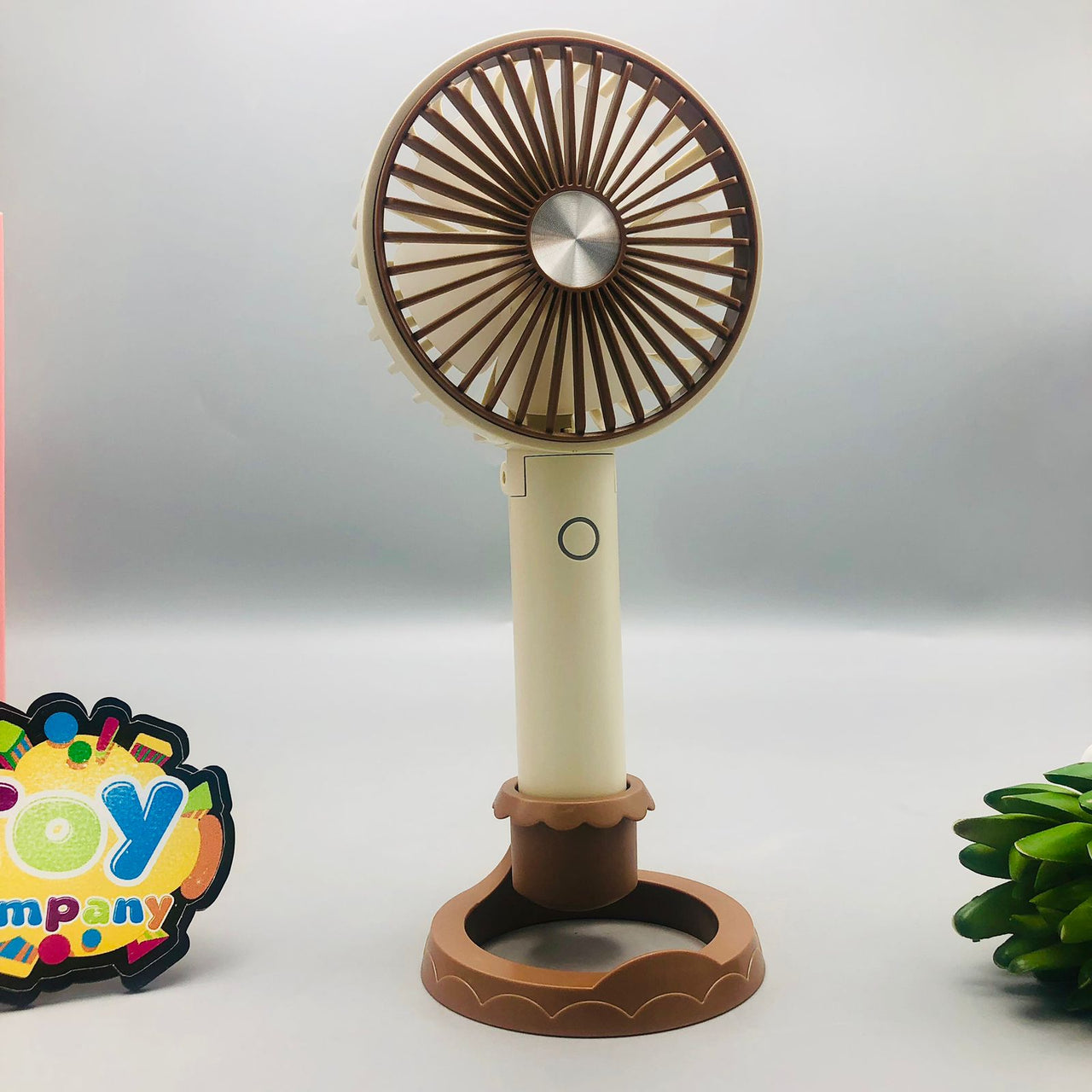 Rechargeable Unique Design Handheld & Desktop Fan