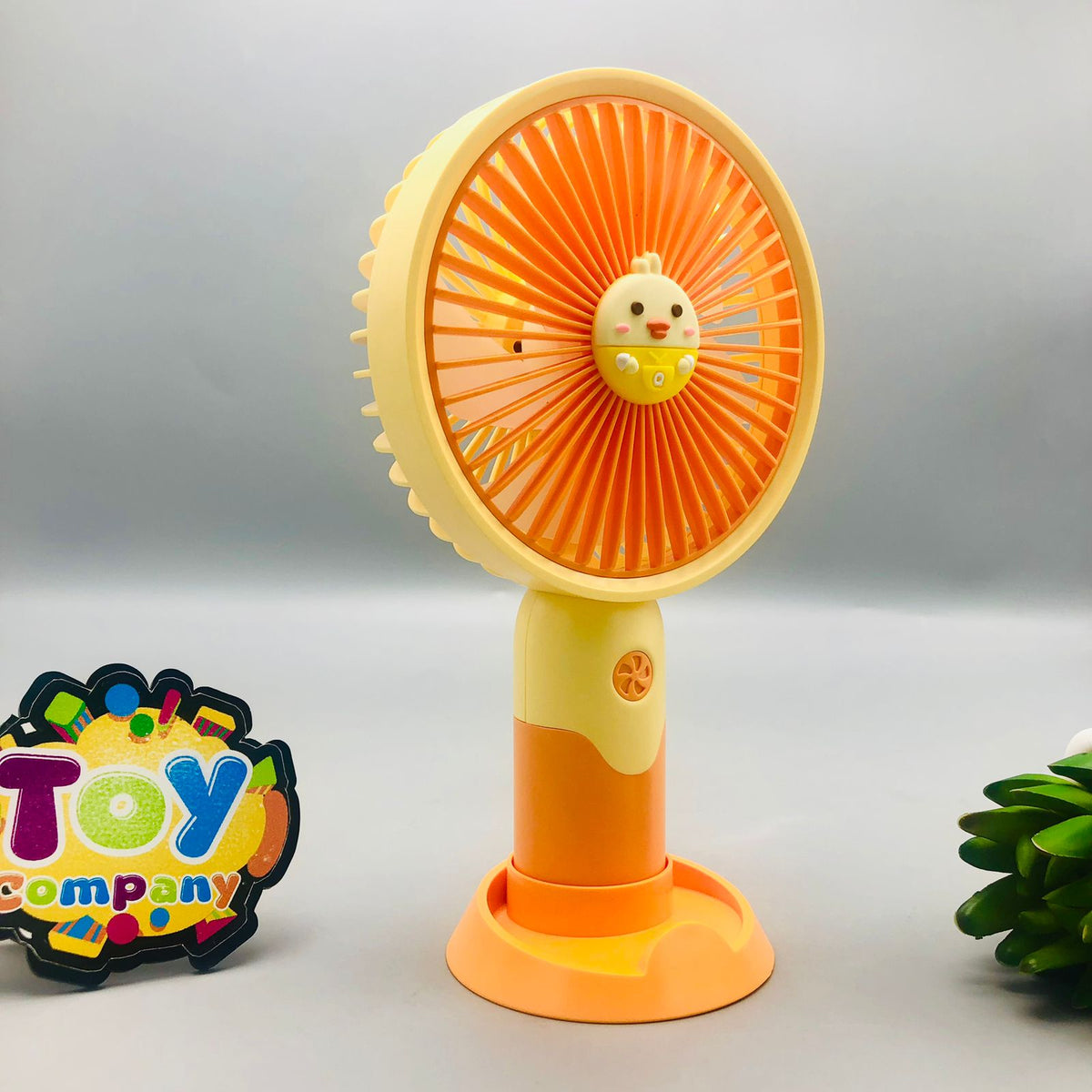 Rechargeable Cute Animal Design Handheld & Desktop Fan