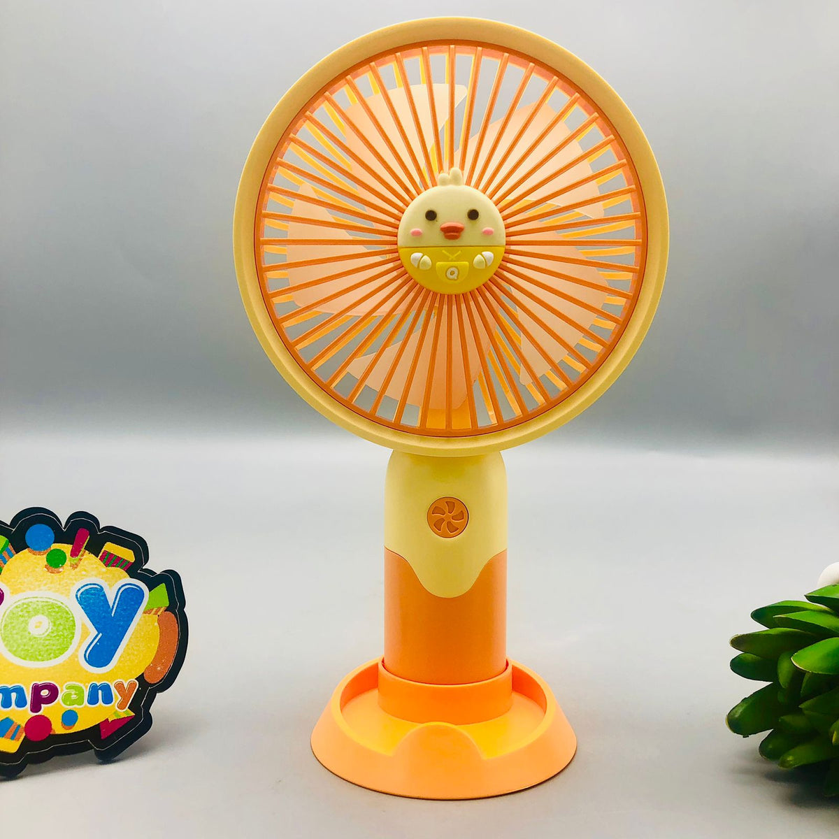 Rechargeable Cute Animal Design Handheld & Desktop Fan