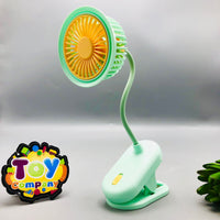 Rechargeable Clip Type Desktop Fan