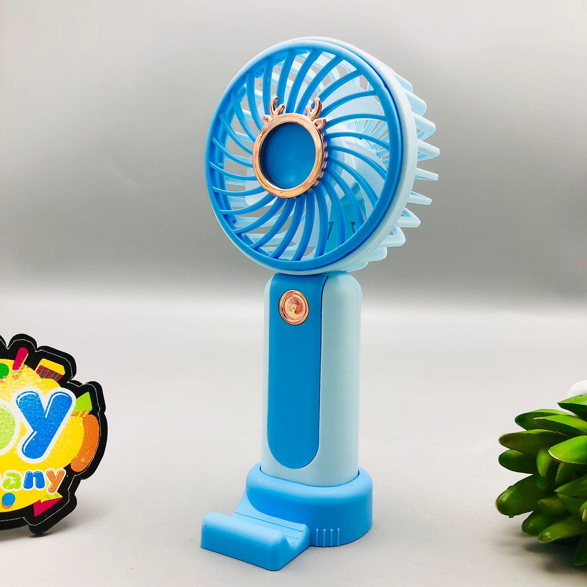 Rechargeable Mini Handheld Fan With Phone Holder