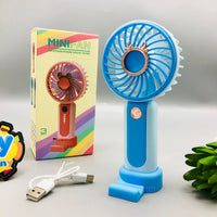 Rechargeable Mini Handheld Fan With Phone Holder
