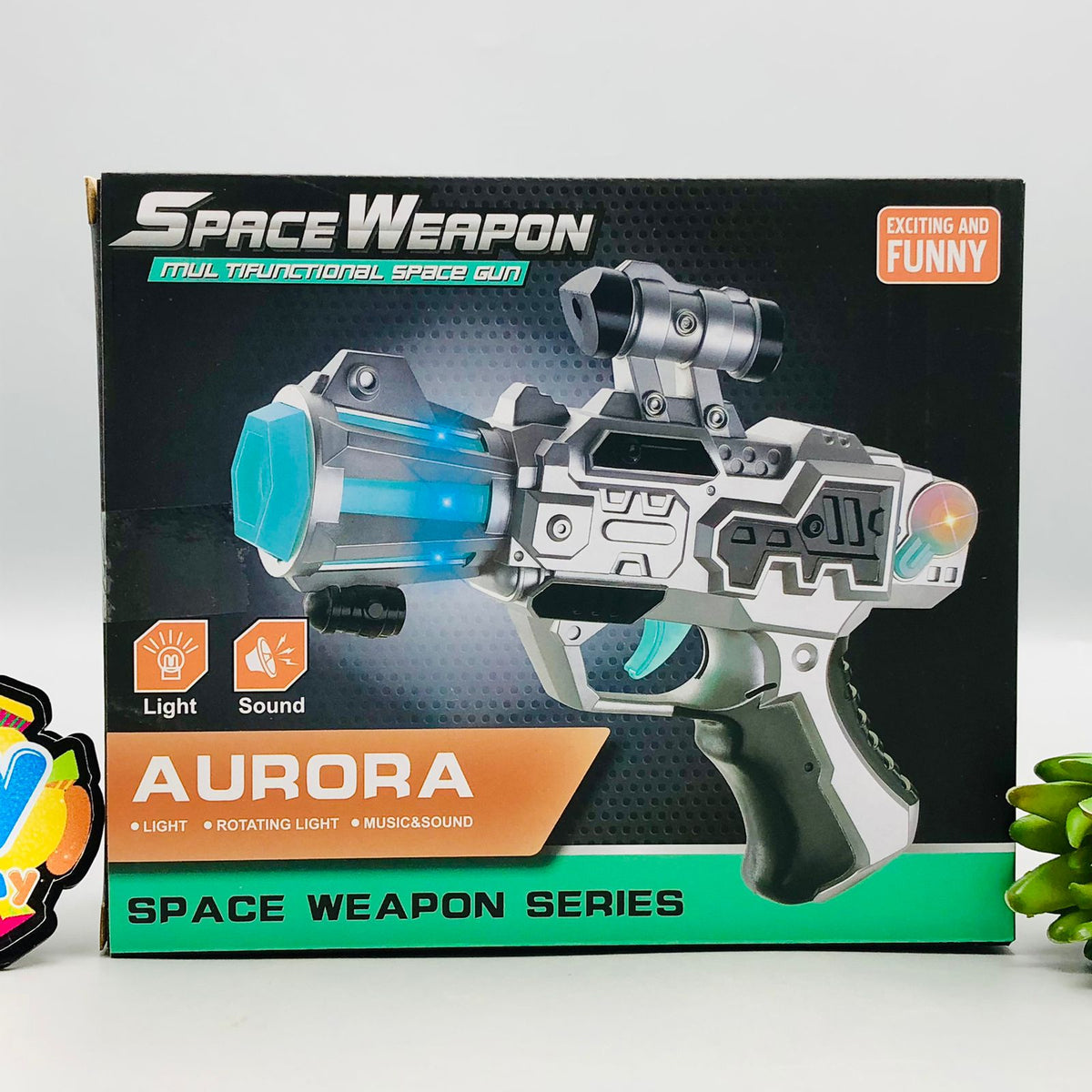 Multi-functional Space Weapon Gun With Light & Sound